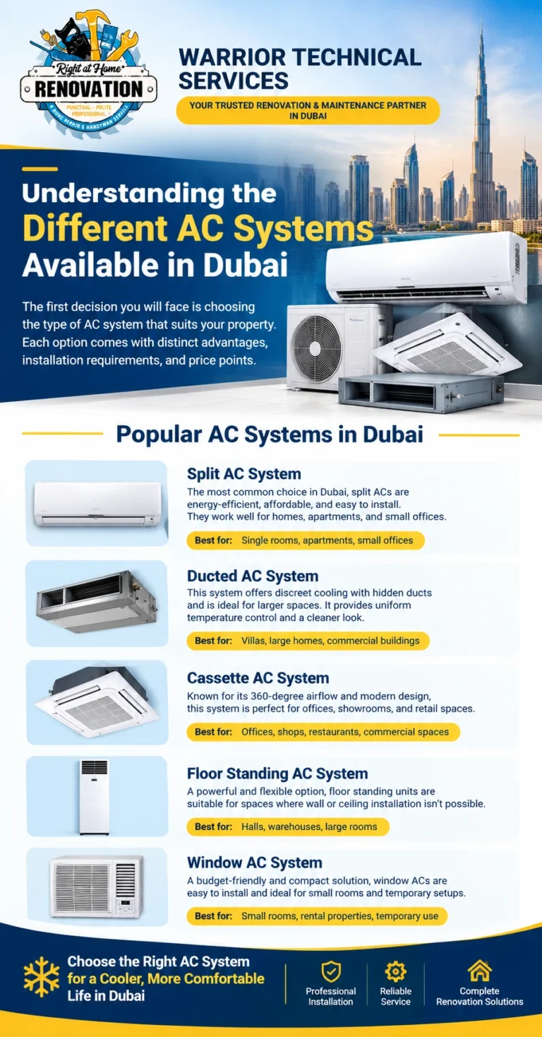 AC installation in dubai